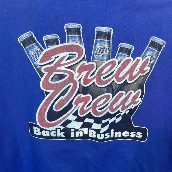 Brew Crew Men’s/ Unisex Button Up Double Sided Graphic Collared Shirt Size 2XL - Picture 5 of 7